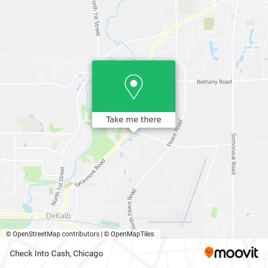 Mapa de Check Into Cash