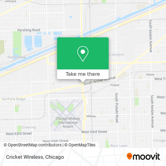 Cricket Wireless map