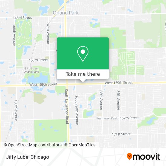 Jiffy Lube map