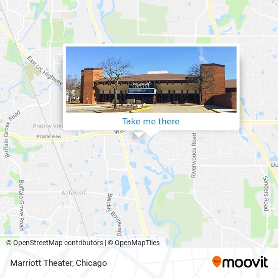 Marriott Theater map