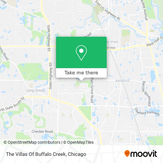 The Villas Of Buffalo Creek map