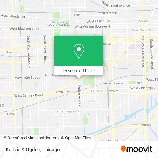 Kedzie & Ogden map