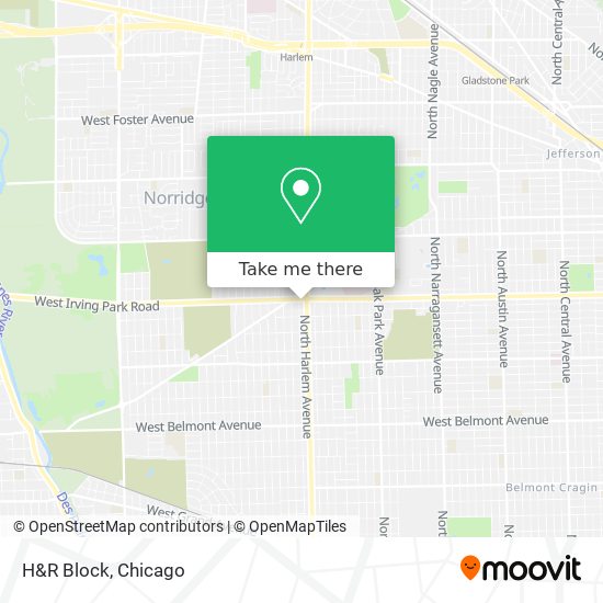 H&R Block map