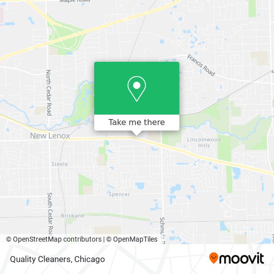 Quality Cleaners map