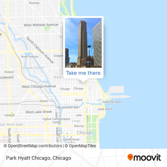 Mapa de Park Hyatt Chicago