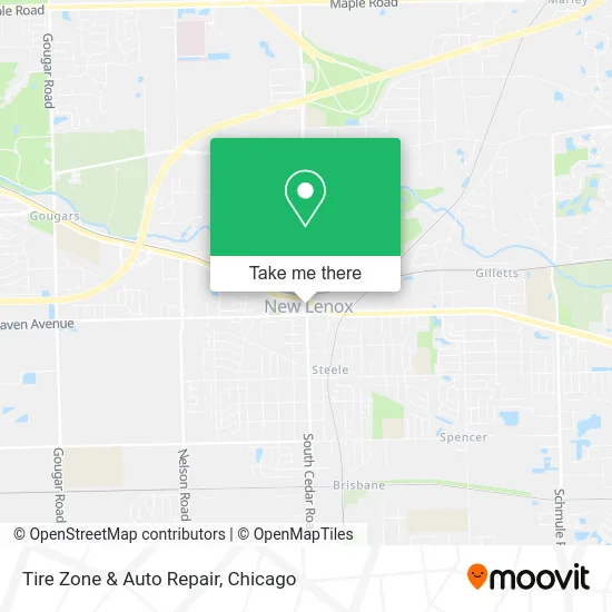 Tire Zone & Auto Repair map