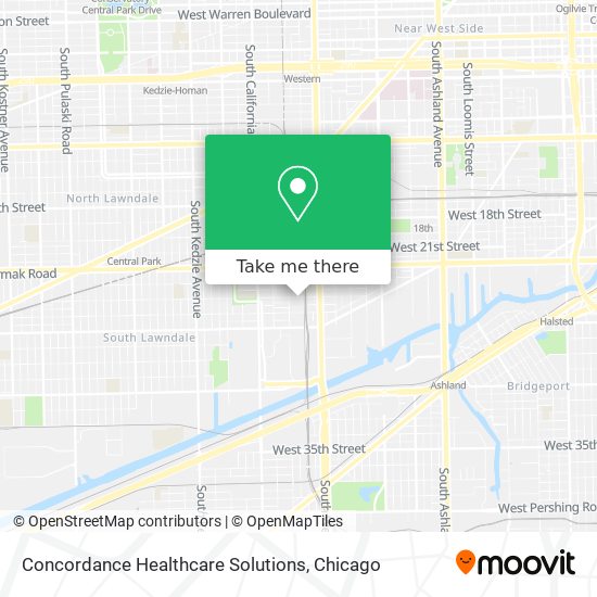 Concordance Healthcare Solutions map