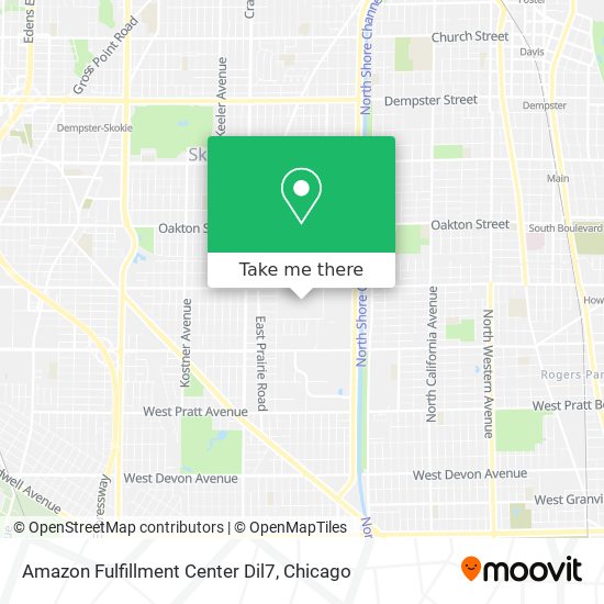 Amazon Fulfillment Center Dil7 map