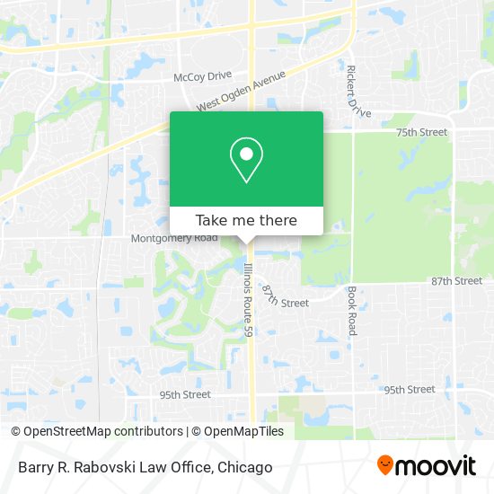 Barry R. Rabovski Law Office map