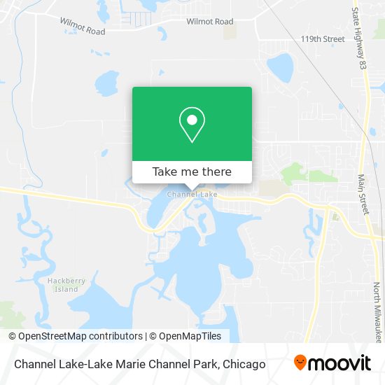 Channel Lake-Lake Marie Channel Park map
