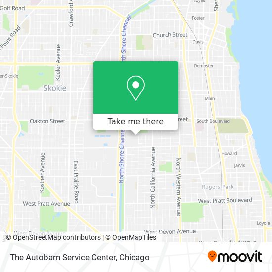 The Autobarn Service Center map