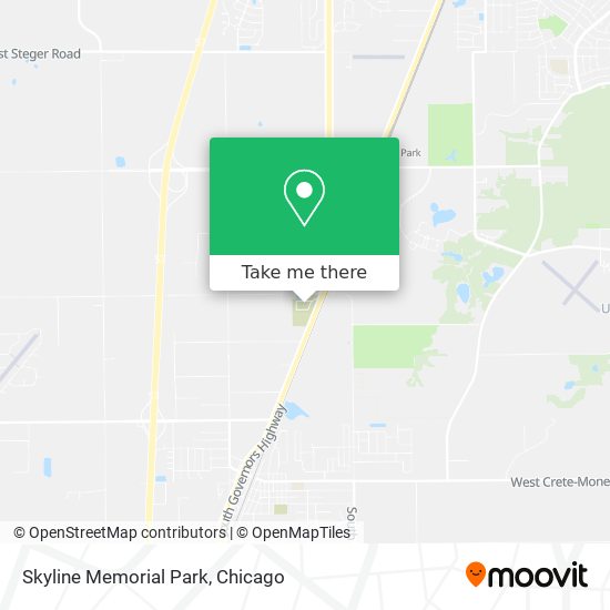 Skyline Memorial Park map