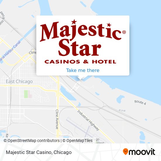 Majestic Star Casino map