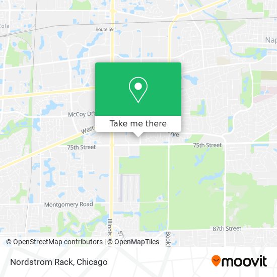 Mapa de Nordstrom Rack