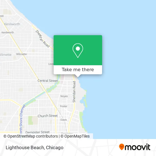 Lighthouse Beach map