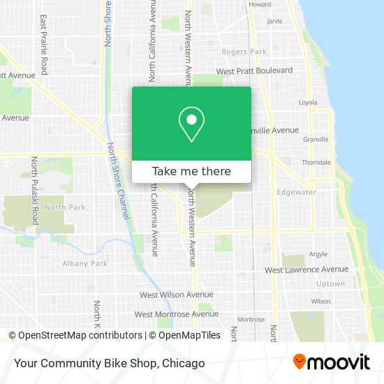 Your Community Bike Shop map