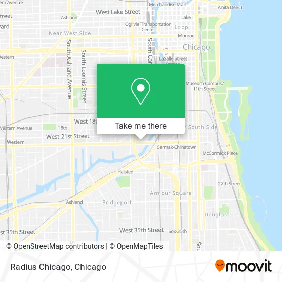 Radius Chicago map