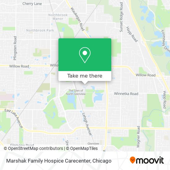 Marshak Family Hospice Carecenter map