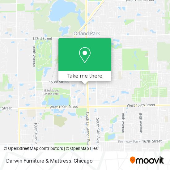 Darwin Furniture & Mattress map