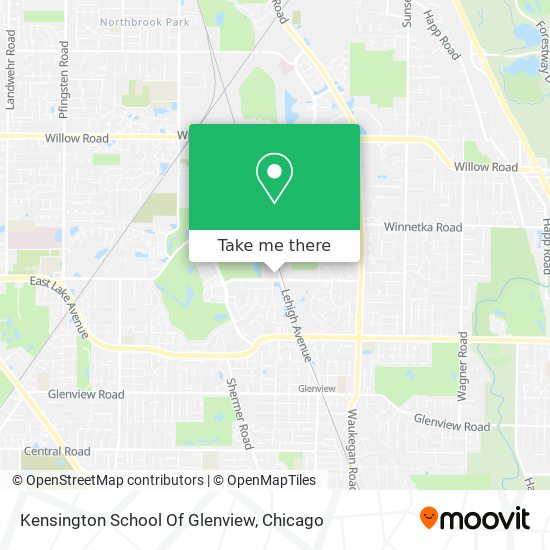 Kensington School Of Glenview map