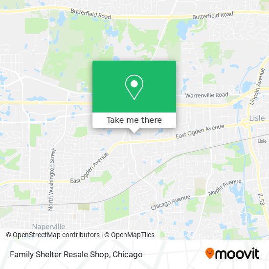 Family Shelter Resale Shop map