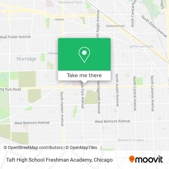 Taft High School Freshman Academy map