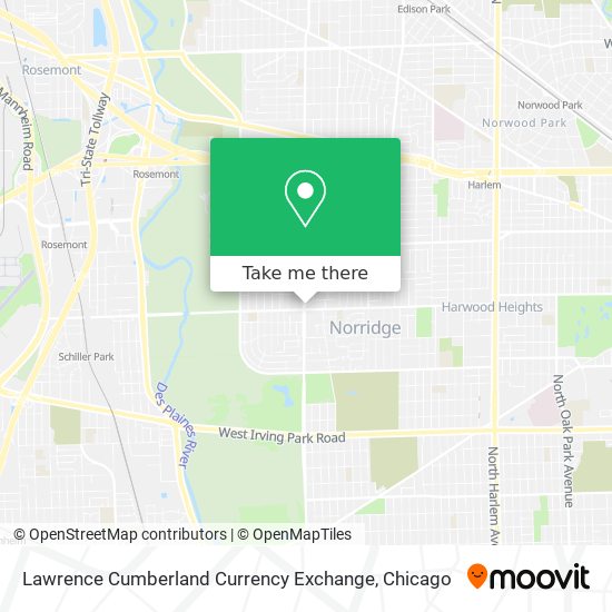 Mapa de Lawrence Cumberland Currency Exchange