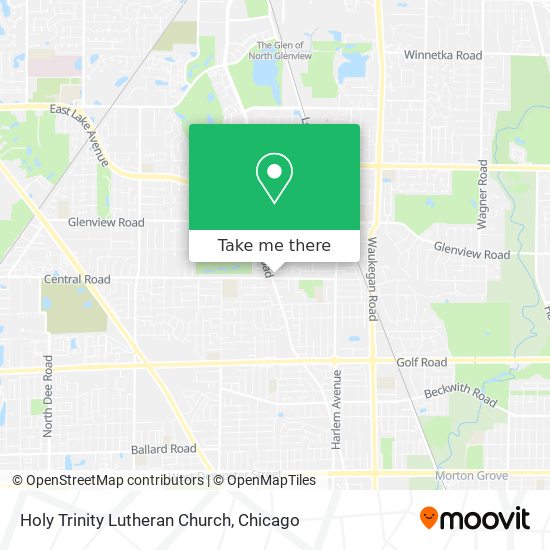 Holy Trinity Lutheran Church map