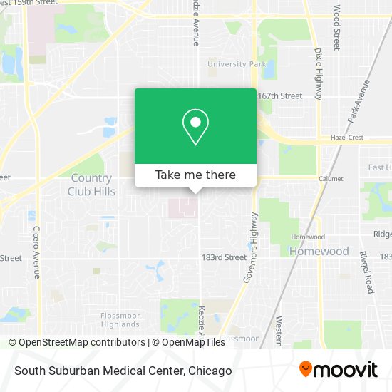 Mapa de South Suburban Medical Center