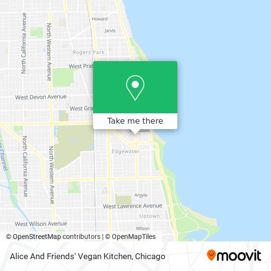 Alice And Friends' Vegan Kitchen map