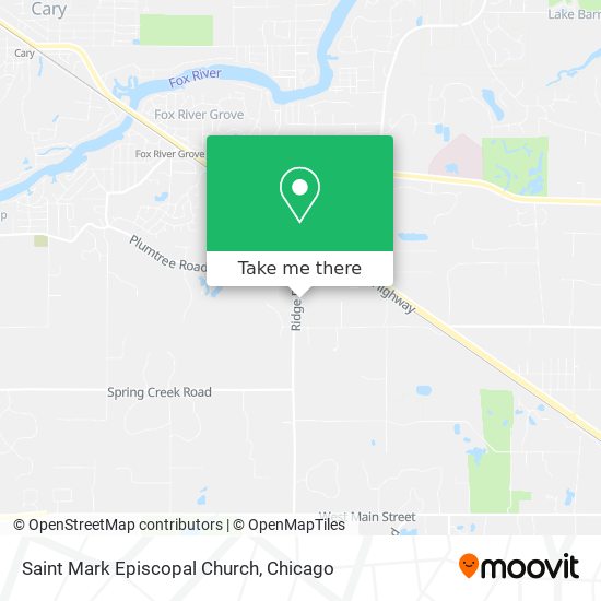 Saint Mark Episcopal Church map