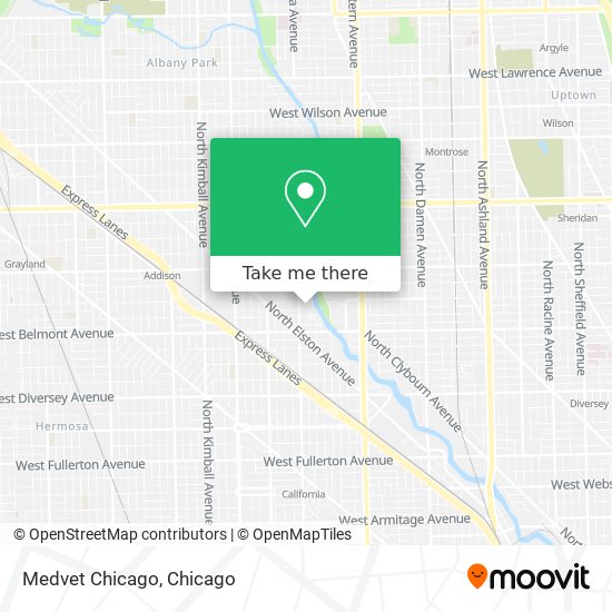 Medvet Chicago map