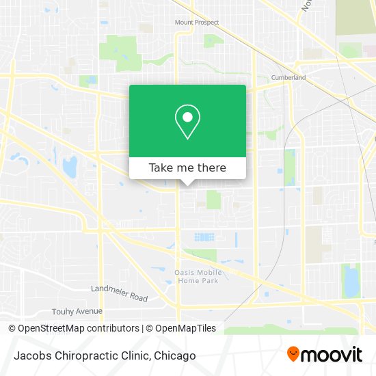 Jacobs Chiropractic Clinic map