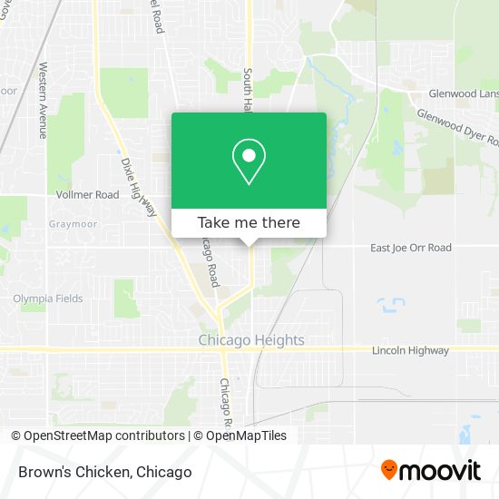 Brown's Chicken map