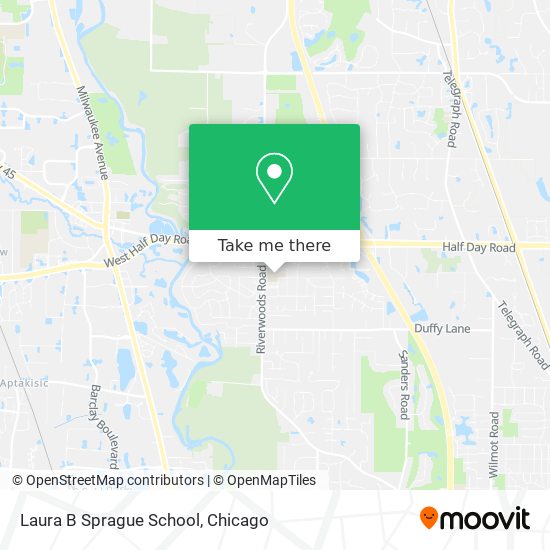 Laura B Sprague School map