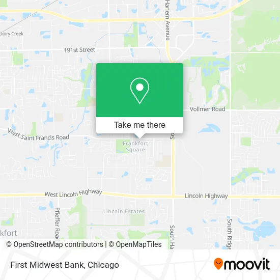 First Midwest Bank map
