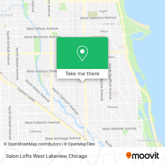 Salon Lofts West Lakeview map