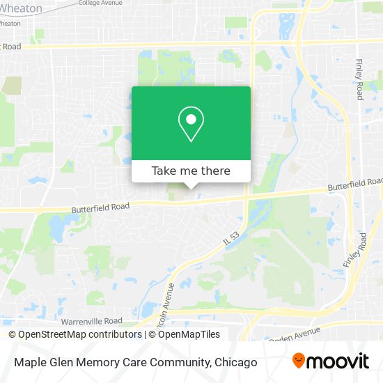 Maple Glen Memory Care Community map