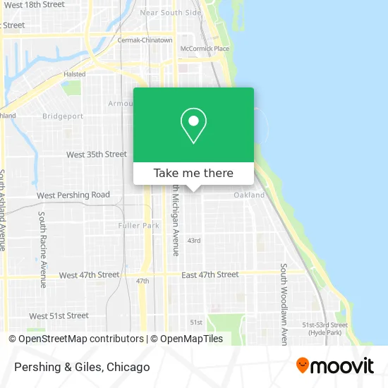 Pershing & Giles map