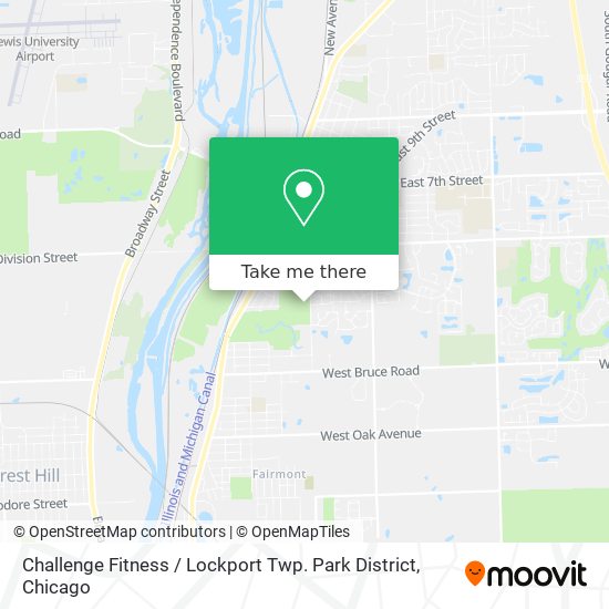 Challenge Fitness / Lockport Twp. Park District map