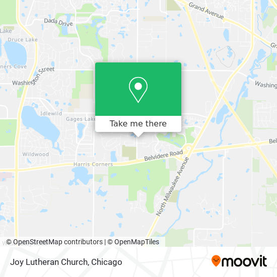 Joy Lutheran Church map