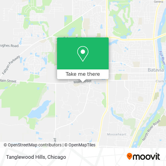 Tanglewood Hills map