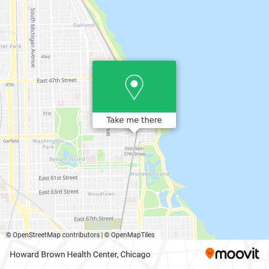 Howard Brown Health Center map