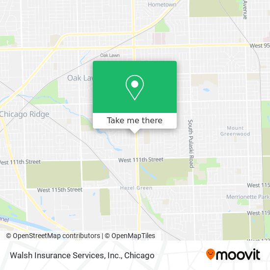 Mapa de Walsh Insurance Services, Inc.