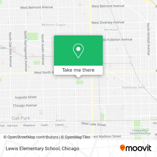 Lewis Elementary School map