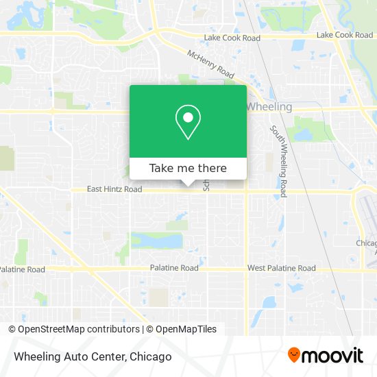 Wheeling Auto Center map