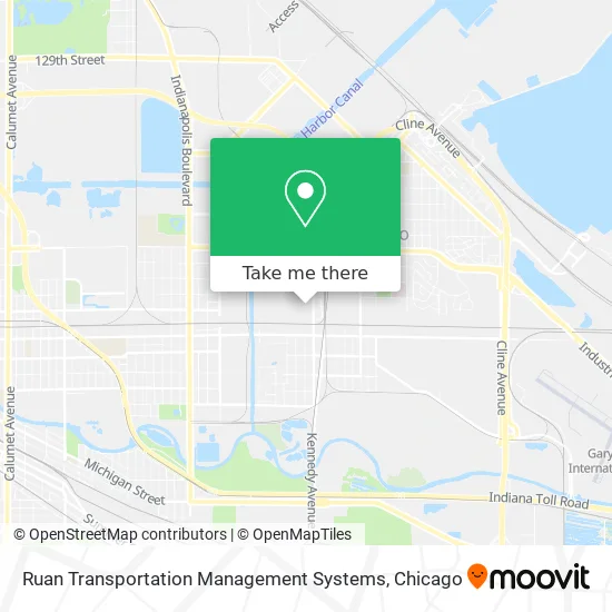 Ruan Transportation Management Systems map