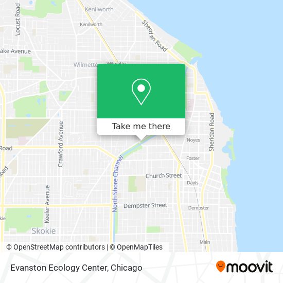 Mapa de Evanston Ecology Center