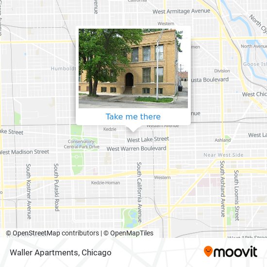 Mapa de Waller Apartments