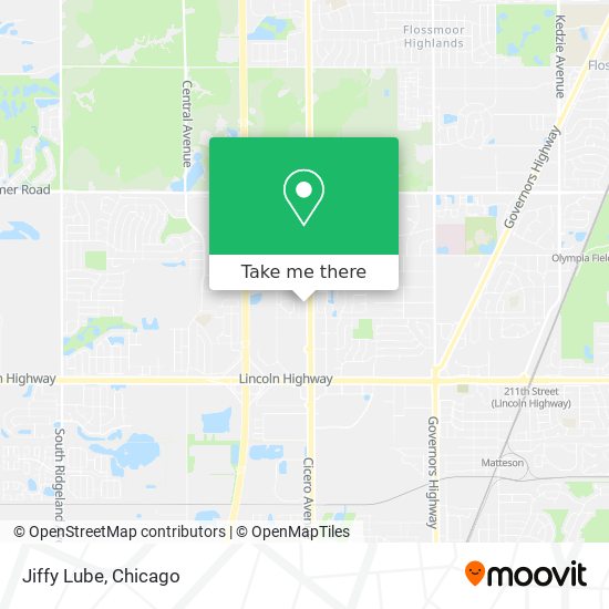 Jiffy Lube map